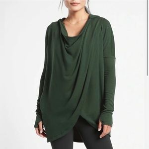 NWOT Athleta Purana Wrap Sweatshirt
